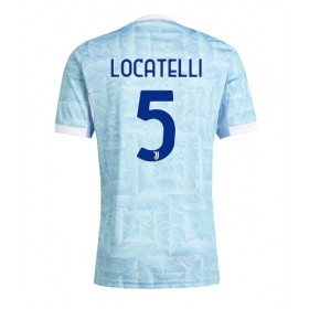 Pánské fotbalový oblečení Juventus Manuel Locatelli #5 Venkovní košile 2025-26 Krátkým Rukávem